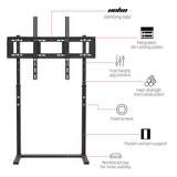TV Stand Base Mount Bracket Swivel for 32-100 LED LCD - Top-Down View