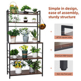 5-Tier Baker's Rack Microwave Stand Storage Shelf 84.5cm - Extra Image