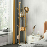 Marble & Metal Coat Rack Stand Heavy Duty - Extra Image