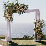 Stereoscopic Metal Garden Arch Arbor Wedding Pergola Trellis - Rear View