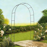 Metal Garden Arch Trellis Iron Plant Support Outdoor Climbing - Extra Image