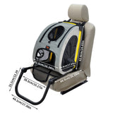 Dog Stroller Car Mounted Outdoor Pet Cart - Front View