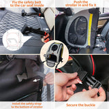 Dog Stroller Car Mounted Outdoor Pet Cart - Low Angle