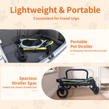 Dog Stroller Car Mounted Outdoor Pet Cart - Extra Image