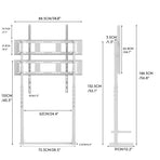 Universal TV Stand Base for 32-100 Adjustable Floor Mount