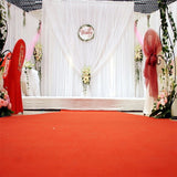 3x3m White Stage Curtain Backdrop - Extra Image