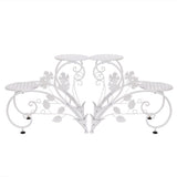 Set of 2 Plant Stand Wedding Garden Flower Shelf Rack - Front View