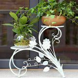 Set of 2 Plant Stand Wedding Garden Flower Shelf Rack - Extra Image