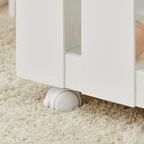 Kids Bookcase Shelf Storage Mobile Toy Chest - Low Angle