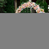 Metal Wedding Arch Garden Arbor Floral Stand Indoor/Outdoor