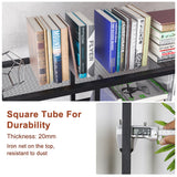 Rustic Accent Bookshelf 90CM Wide Plant Display Rack - Close-Up Angle