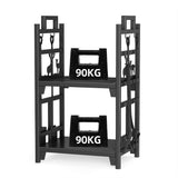 Iron Log Holder Indoor Heavy Duty Firewood Rack 180kg - Extra Image