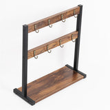 Coffee Mug Holder Stand 43.5cm High, 42cm Wide Kitchen Organizer - 45-Degree Angle