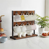 Coffee Mug Holder Stand 43.5cm High, 42cm Wide Kitchen Organizer - Extra Image