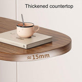 Modern Coffee Side End Table Desk Bedside Sofa Tea Tables Wooden Metal - Close-Up Angle