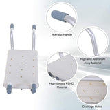 Adjustable Aluminium Bath Seat Bench - Top-Down View