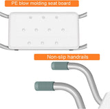 Adjustable Aluminium Bath Seat Bench - Close-Up Angle