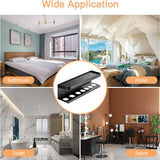 Black Space Aluminum Wall Mount Holder for Dyson Airwrap - Low Angle