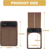 Automatic Chicken Coop Door Opener Solar Timer Sensor LCD AU - Side View