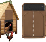 Automatic Chicken Coop Door Opener Solar Timer Sensor LCD AU - Top-Down View