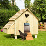 Automatic Chicken Coop Door Opener Solar Timer Sensor LCD AU - Rear View