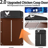 Automatic Chicken Coop Door Opener Solar Timer Sensor LCD AU - Close-Up Angle