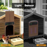 Automatic Chicken Coop Door Opener Solar Timer Sensor LCD AU - Extra Image