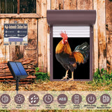 Automatic Chicken Coop Door Opener with Gate Light Sensor Remote - Front View