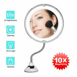 10X LED Magnifying Makeup Mirror 360? Rotation