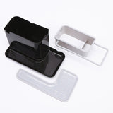 21cm Kitchen Sink Caddy Suction Sponge Soap Holder Organizer 13cm - Rear View