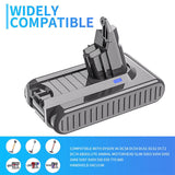 9500mAh Battery for Dyson V6 SV03 SV04 DC58 DC61 DC62 - Extra Image