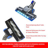 Enigma V8 22.2v Cordless Stick Vacuum Cleaner Blue + Toolkit - 45-Degree Angle
