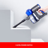 Enigma V8 22.2v Cordless Stick Vacuum Cleaner Blue + Toolkit - Rear View