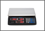 Digital Kitchen Scale 40kg 1g Increment Electronic Black - Front View