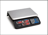 Digital Kitchen Scale 40kg 1g Increment Electronic Black - Side View