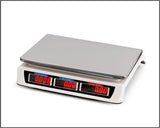 Digital Kitchen Scale Electronic 40KG 1g Increment White - Top-Down View