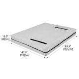 King Single Mattress Storage Bag Heavy Duty Protector 207cm - Front View