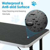 Adjustable Pet Grooming Table for Australian Cattle Dog, Foldable - Close-Up Angle