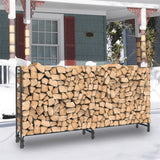 Metal Firewood Rack Log Storage Holder Heavy Duty - Extra Image