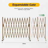 Expandable Aluminum Garden Fence Gate Rectangular - Top-Down View