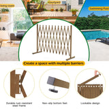 Expandable Aluminum Garden Fence Gate Rectangular - 45-Degree Angle