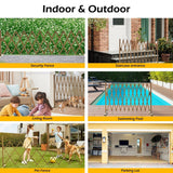 Expandable Aluminum Garden Fence Gate Rectangular - Close-Up Angle