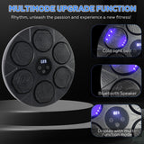 Bluetooth Smart Punching Bag Wall Pad 9 Speeds w/ Gloves - Top-Down View