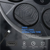 Bluetooth Smart Punching Bag Wall Pad 9 Speeds w/ Gloves - Close-Up Angle