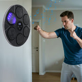 Bluetooth Smart Punching Bag Wall Pad 9 Speeds w/ Gloves - Extra Image