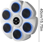 Bluetooth Boxing Machine Wall Mount White, Gloves Included,