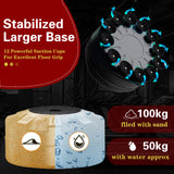 Punching Bag Stand for Adults & Kids - Boxing Training Speed Kick 175cm - Rear View