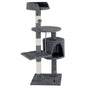 Cat Tower Tree Scratching Post Dark Grey Condo 112cm