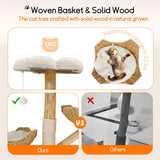 Cat Tree Tower Condo Scratcher Bed Sisal Plush Toy Ball - Extra Image
