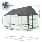 XL Chicken Coop 276x405x300cm Large Hen House Cage